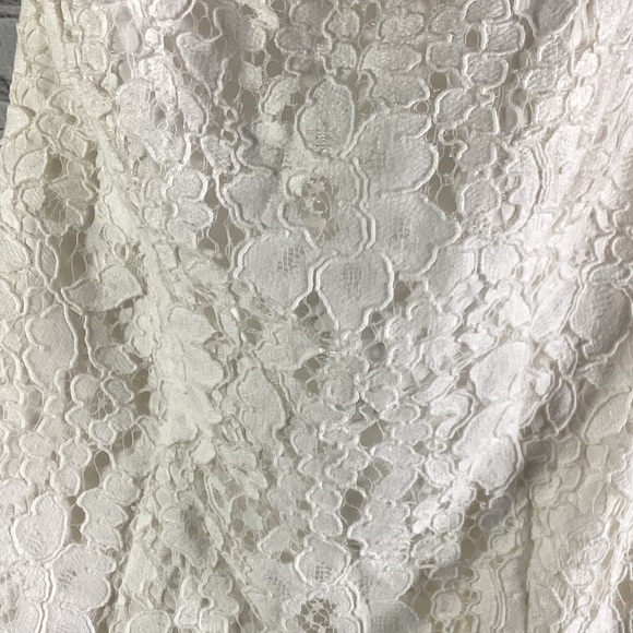 Galina Strapless Lace Wedding Gown - Picture 3 of 7